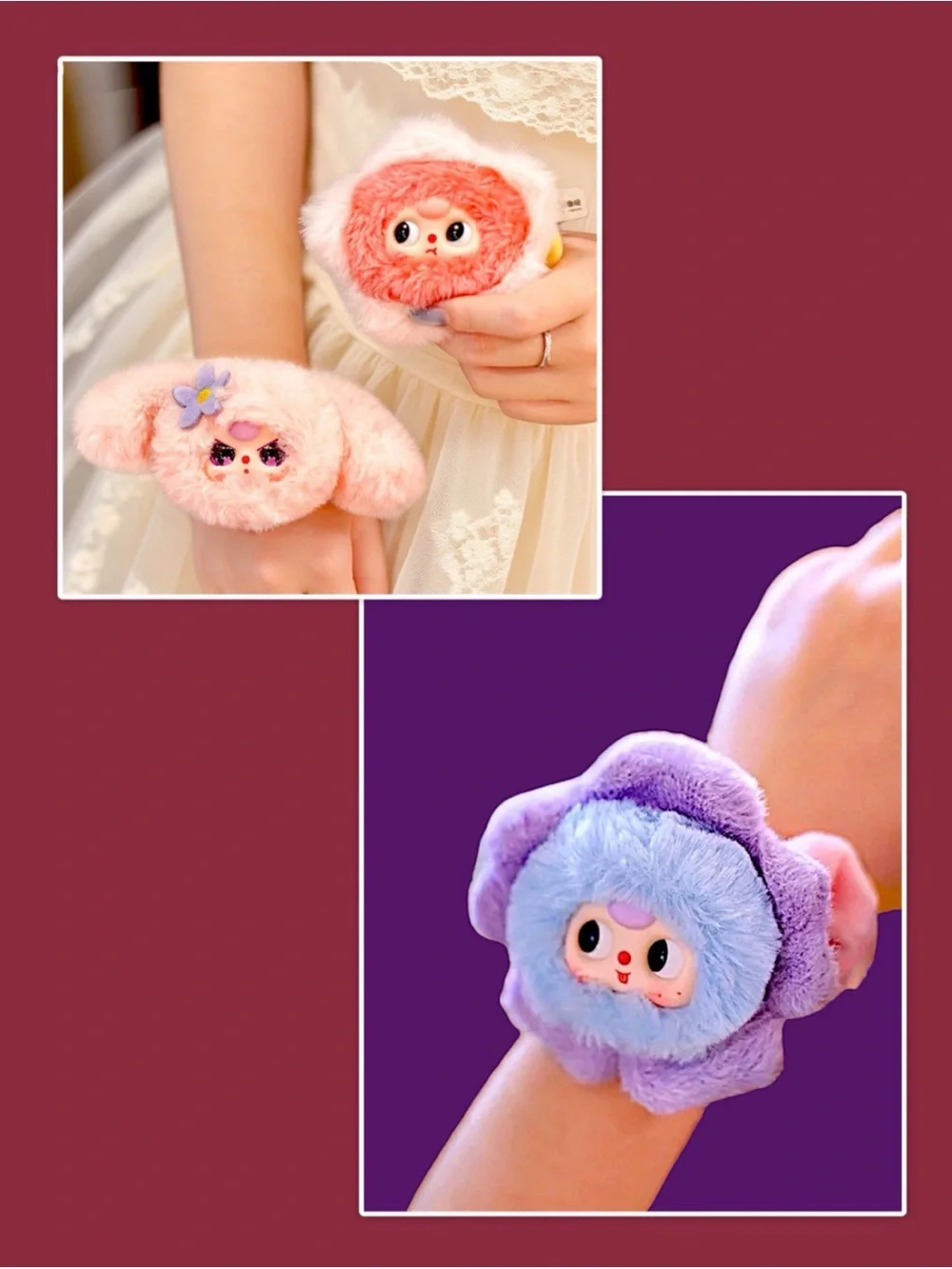 Baby Three Hair Tie Scrunchie Plush